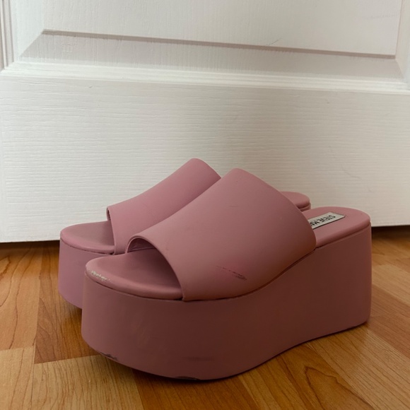 Pink Platform Sandals - Picture 5 of 6